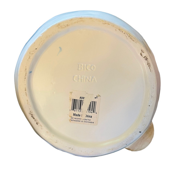 Vintage Bico Snowman Cookie Jar 10.5" Holding Cookies With Mittens, Toby & Scarf - Picture 10 of 10